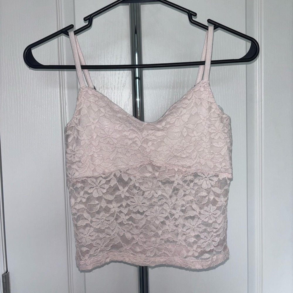 Hollister Lace Pink Cami Top